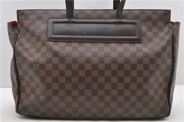 Authentic LOUIS VUITTON Damier Parioli GM Shoulder Tote Bag N51124 LV 8434C