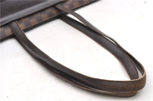 Authentic LOUIS VUITTON Damier Parioli GM Shoulder Tote Bag N51124 LV 8434C