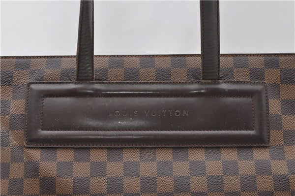 Authentic LOUIS VUITTON Damier Parioli GM Shoulder Tote Bag N51124 LV 8434C
