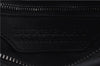 Authentic BURBERRY Frill Leather 2Way Shoulder Cross Body Bag Black 8434D