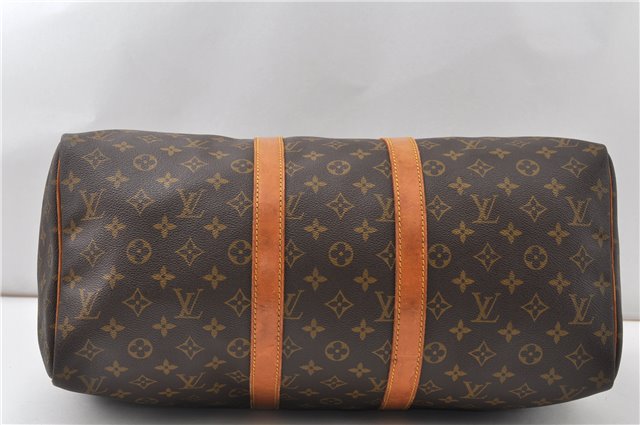 Authentic Louis Vuitton Monogram Keepall 45 Travel Boston Bag M41428 LV 8435F