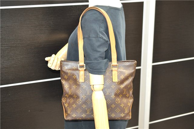 Authentic LOUIS VUITTON Monogram Cabas Piano Tote Bag Purse M51148 LV 8436C