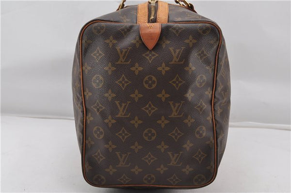 Authentic Louis Vuitton Monogram Sac Souple 45 Hand Boston Bag M41624 LV 8436F