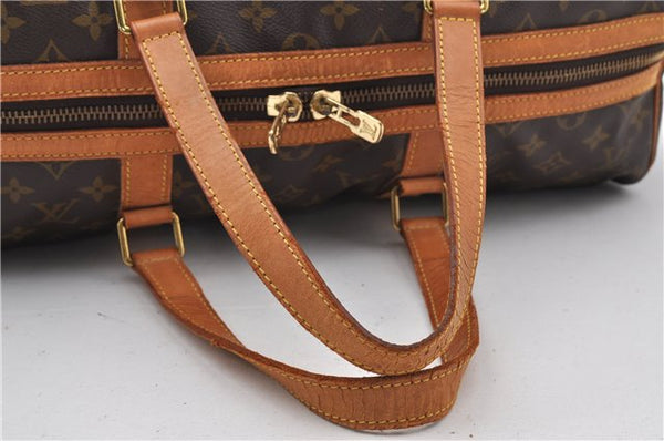 Authentic Louis Vuitton Monogram Sac Souple 45 Hand Boston Bag M41624 LV 8436F