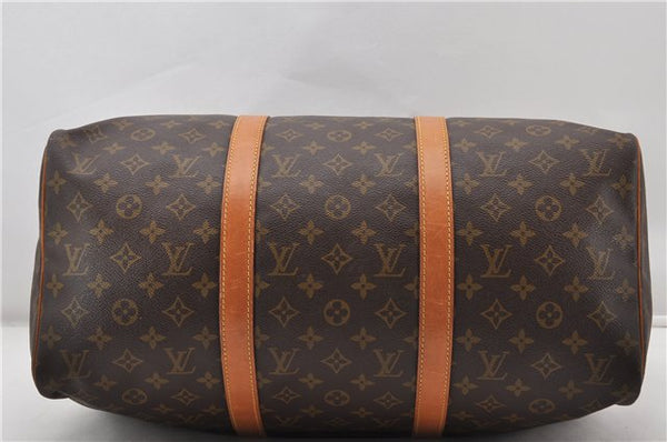 Authentic Louis Vuitton Monogram Sac Souple 45 Hand Boston Bag M41624 LV 8436F