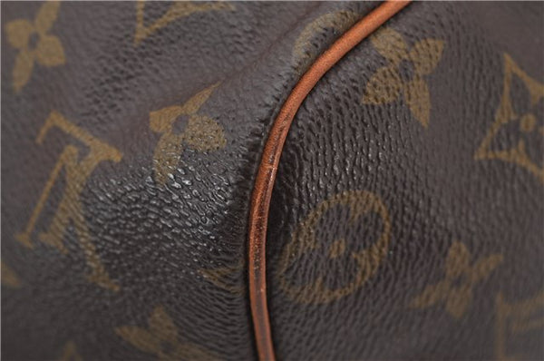 Authentic Louis Vuitton Monogram Sac Souple 45 Hand Boston Bag M41624 LV 8436F