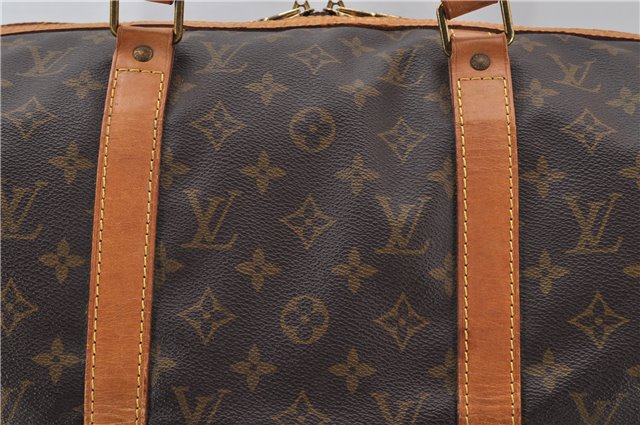 Authentic Louis Vuitton Monogram Sac Souple 45 Hand Boston Bag M41624 LV 8436F