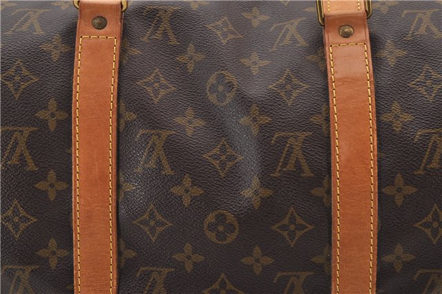 Authentic Louis Vuitton Monogram Sac Souple 45 Hand Boston Bag M41624 LV 8436F