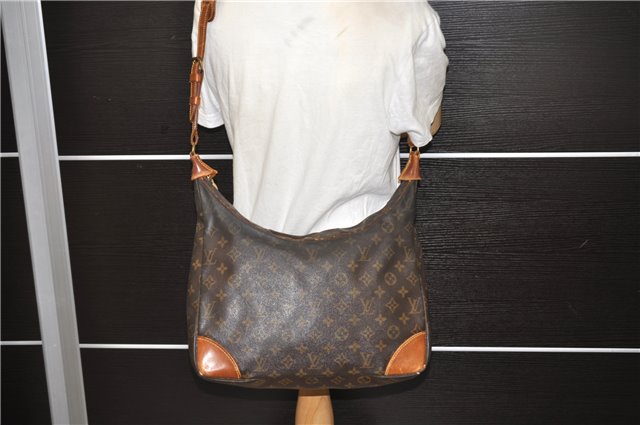 Auth LOUIS VUITTON Monogram Boulogne 35 Shoulder Cross Body Bag M51260 LV 8440C