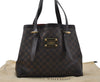 Authentic Louis Vuitton Damier Hampstead MM Shoulder Tote Bag N51204 LV 8441D