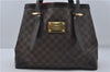 Authentic Louis Vuitton Damier Hampstead MM Shoulder Tote Bag N51204 LV 8441D