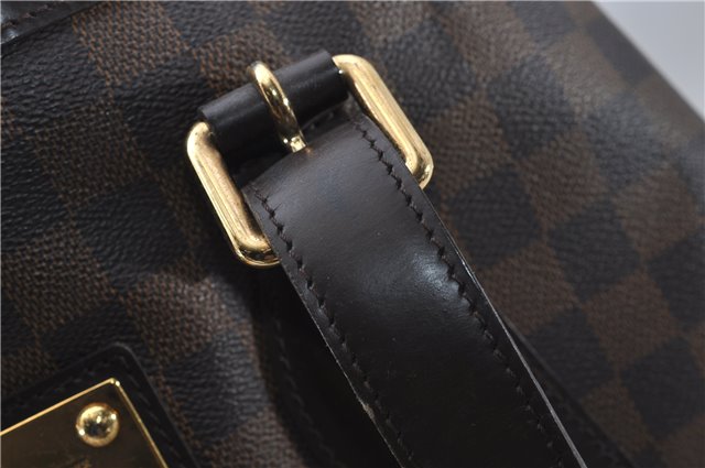 Authentic Louis Vuitton Damier Hampstead MM Shoulder Tote Bag N51204 LV 8441D