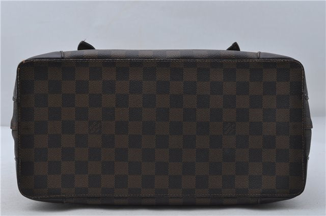 Authentic Louis Vuitton Damier Hampstead MM Shoulder Tote Bag N51204 LV 8441D