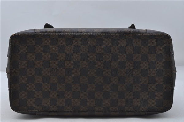 Authentic Louis Vuitton Damier Hampstead MM Shoulder Tote Bag N51204 LV 8441D