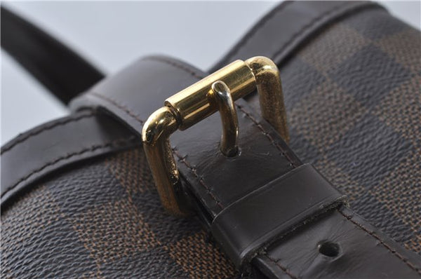 Authentic Louis Vuitton Damier Hampstead MM Shoulder Tote Bag N51204 LV 8441D