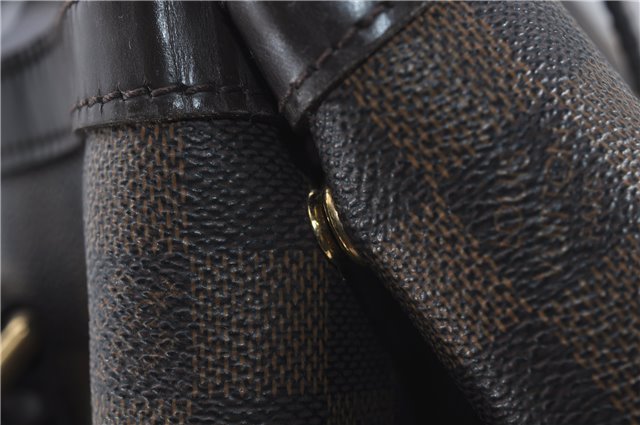 Authentic Louis Vuitton Damier Hampstead MM Shoulder Tote Bag N51204 LV 8441D