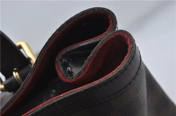 Authentic Louis Vuitton Damier Hampstead MM Shoulder Tote Bag N51204 LV 8441D