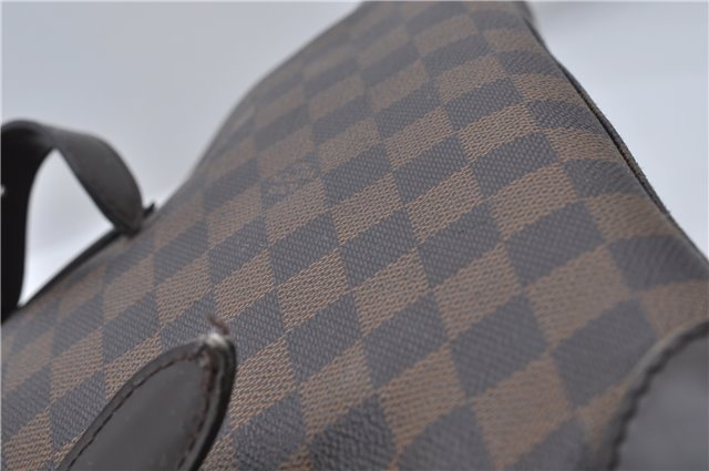 Authentic Louis Vuitton Damier Hampstead MM Shoulder Tote Bag N51204 LV 8441D