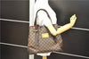Authentic Louis Vuitton Damier Hampstead MM Shoulder Tote Bag N51204 LV 8441D