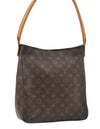 Authentic Louis Vuitton Monogram Looping GM Shoulder Bag M51145 LV 8443F