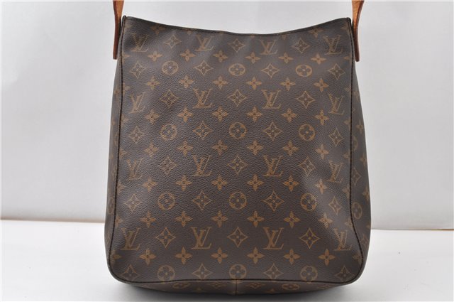 Authentic Louis Vuitton Monogram Looping GM Shoulder Bag M51145 LV 8443F