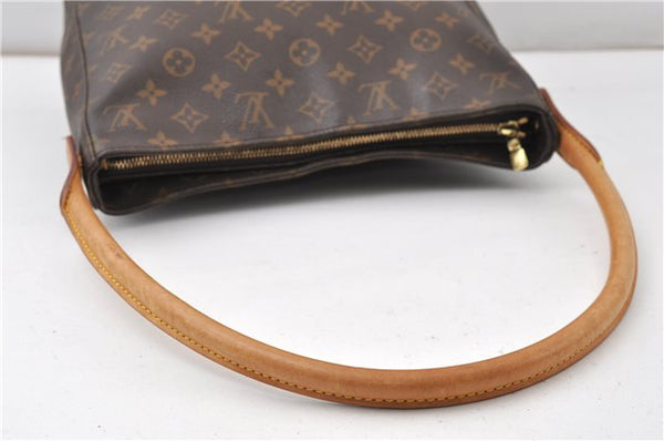 Authentic Louis Vuitton Monogram Looping GM Shoulder Bag M51145 LV 8443F