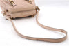 Authentic Chloe Paraty 2Way Shoulder Hand Bag Purse Pink Beige 8445C