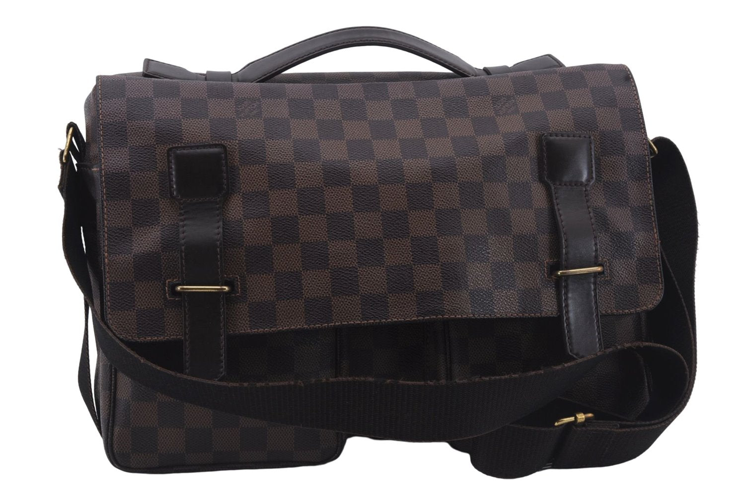 Auth Louis Vuitton Damier Broadway 2Way Shoulder Cross Hand Bag N42270 LV 8446D