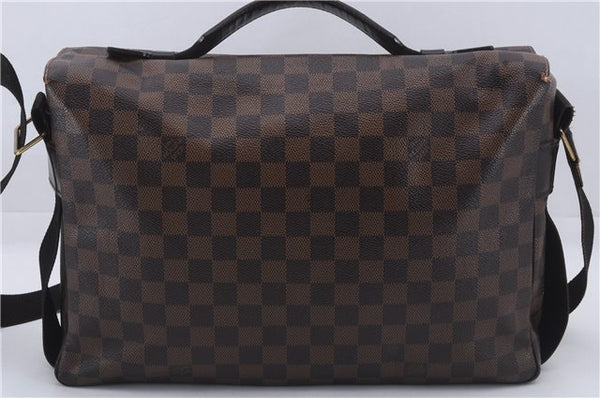 Auth Louis Vuitton Damier Broadway 2Way Shoulder Cross Hand Bag N42270 LV 8446D