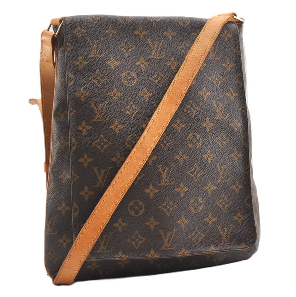 Authentic Louis Vuitton Monogram Musette Shoulder Cross Body Bag M51256 LV 8447F