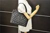 Authentic CHANEL Caviar Skin Medallion CC Logo Shoulder Tote Bag Black 8448D