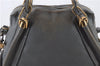 Authentic Chloe Paraty 2Way Shoulder Hand Bag Purse Gray 8449C