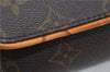 Authentic LOUIS VUITTON Monogram Pochette Twin GM Shoulder Bag M51852 LV 8450C