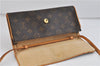 Authentic LOUIS VUITTON Monogram Pochette Twin GM Shoulder Bag M51852 LV 8450C