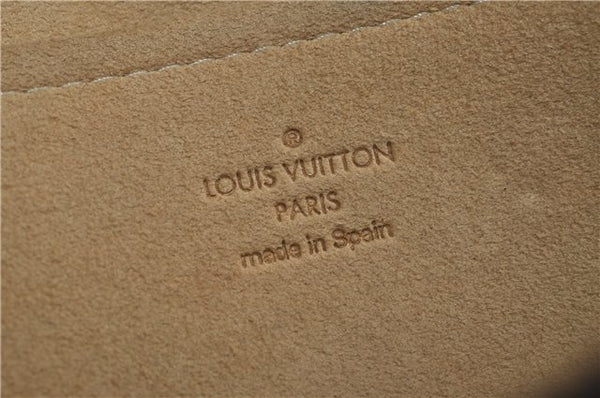 Authentic LOUIS VUITTON Monogram Pochette Twin GM Shoulder Bag M51852 LV 8450C