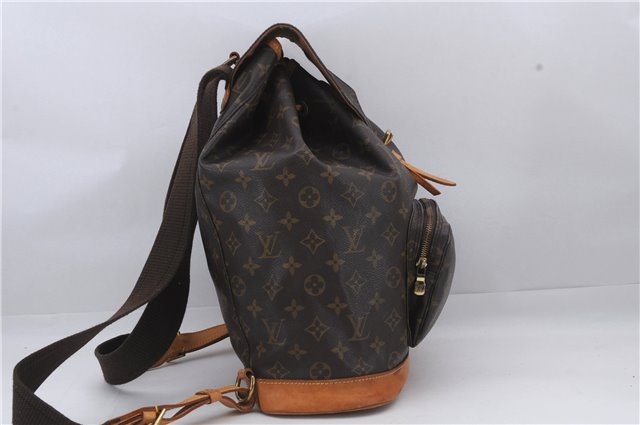 Authentic Louis Vuitton Monogram Montsouris GM Backpack M51135 LV 8451D