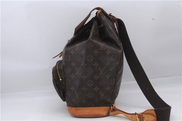 Authentic Louis Vuitton Monogram Montsouris GM Backpack M51135 LV 8451D