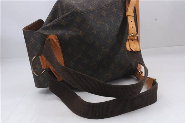 Authentic Louis Vuitton Monogram Montsouris GM Backpack M51135 LV 8451D