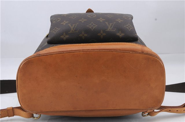 Authentic Louis Vuitton Monogram Montsouris GM Backpack M51135 LV 8451D