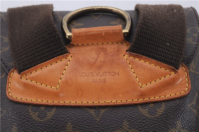 Authentic Louis Vuitton Monogram Montsouris GM Backpack M51135 LV 8451D