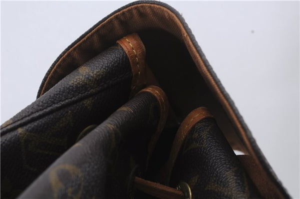 Authentic Louis Vuitton Monogram Montsouris GM Backpack M51135 LV 8451D