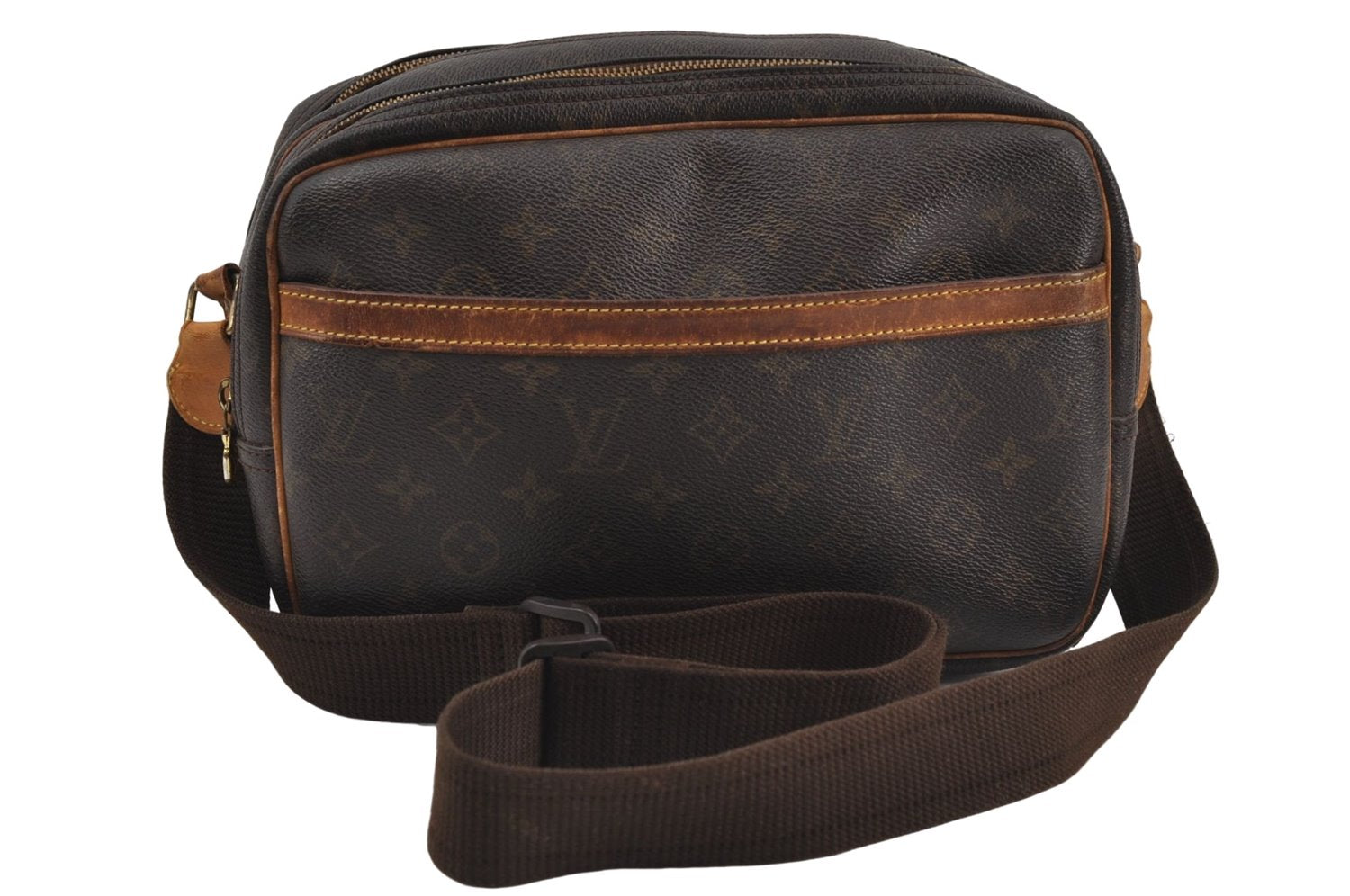 Auth Louis Vuitton Monogram Reporter PM Shoulder Cross Body Bag M45254 LV 8452D
