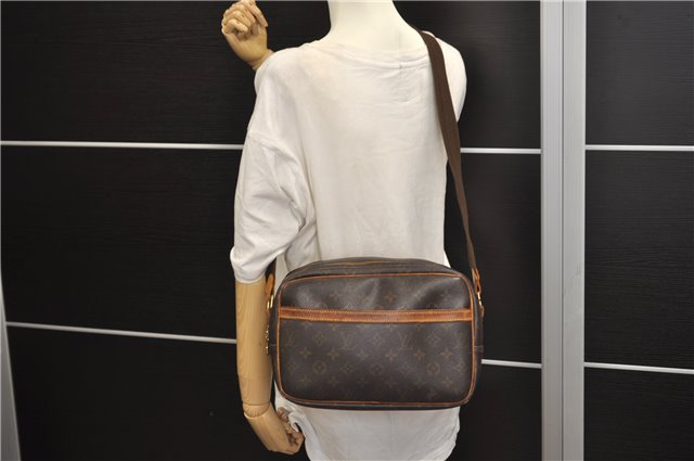 Auth Louis Vuitton Monogram Reporter PM Shoulder Cross Body Bag M45254 LV 8452D