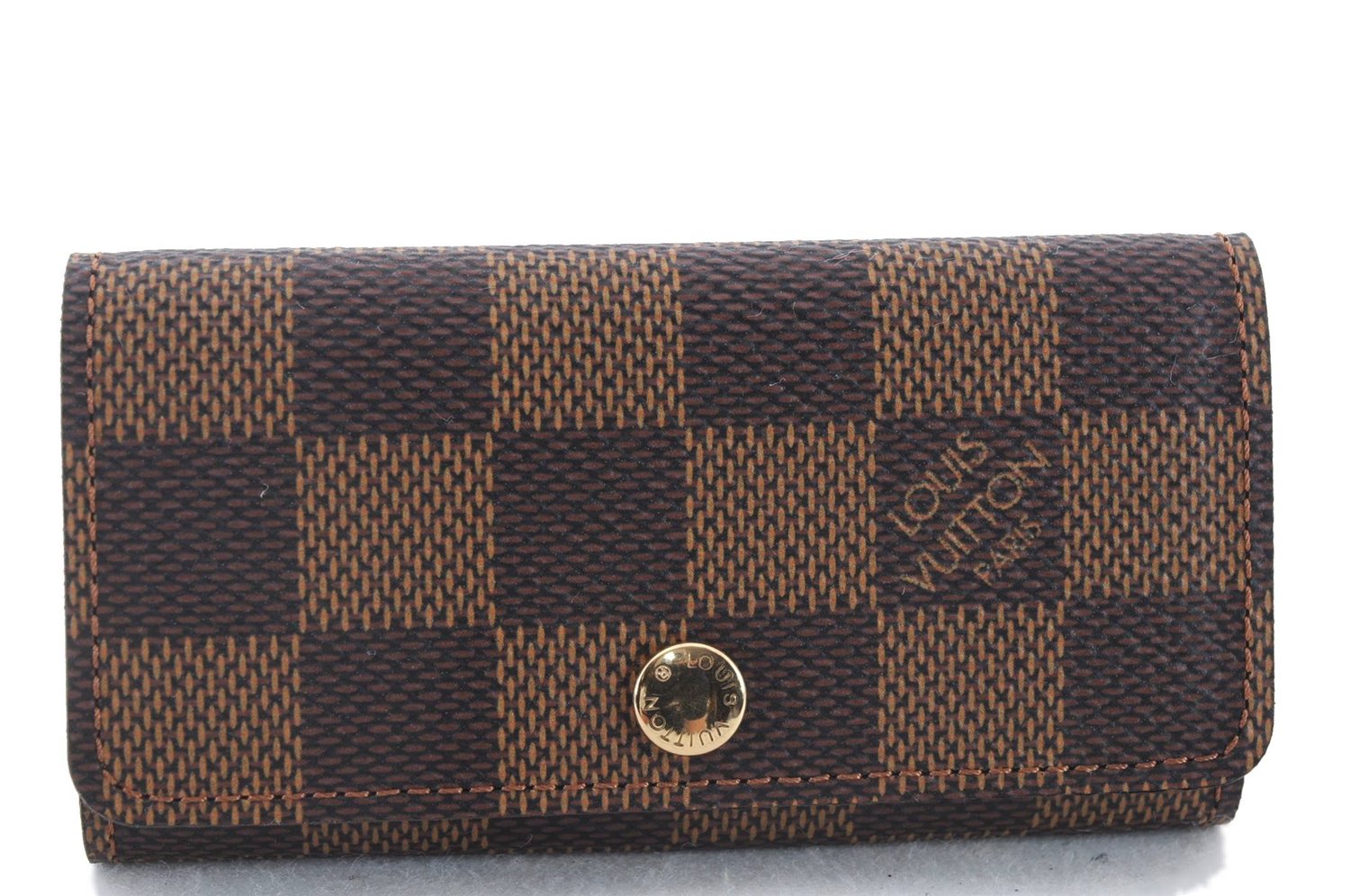 Authentic LOUIS VUITTON Damier Multicles 4 Key Case Holder N62631 LV 8453C
