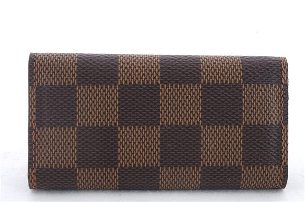 Authentic LOUIS VUITTON Damier Multicles 4 Key Case Holder N62631 LV 8453C