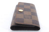 Authentic LOUIS VUITTON Damier Multicles 4 Key Case Holder N62631 LV 8453C