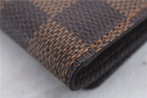 Authentic LOUIS VUITTON Damier Multicles 4 Key Case Holder N62631 LV 8453C