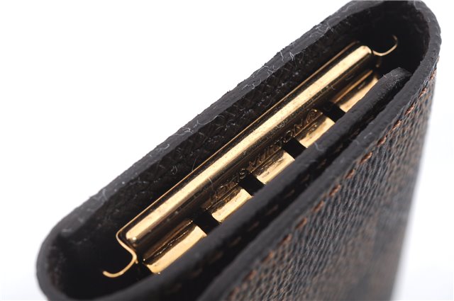 Authentic LOUIS VUITTON Damier Multicles 4 Key Case Holder N62631 LV 8453C