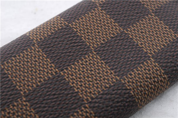 Authentic LOUIS VUITTON Damier Multicles 4 Key Case Holder N62631 LV 8453C