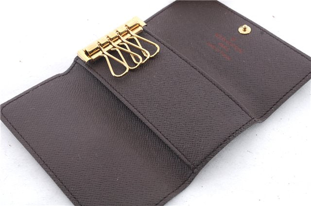 Authentic LOUIS VUITTON Damier Multicles 4 Key Case Holder N62631 LV 8453C